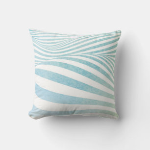 Abstract water texture made by hand painted waterc cushion