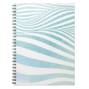 Abstract water texture made by hand painted waterc notebook