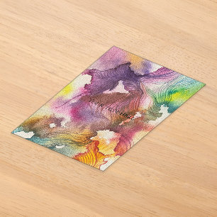 Abstract Watercolor Acrylic Invitations