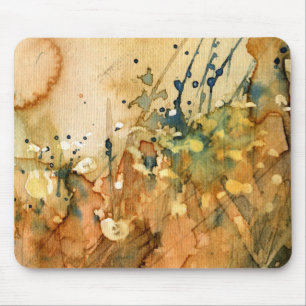 Abstract watercolor and old background mouse pad
