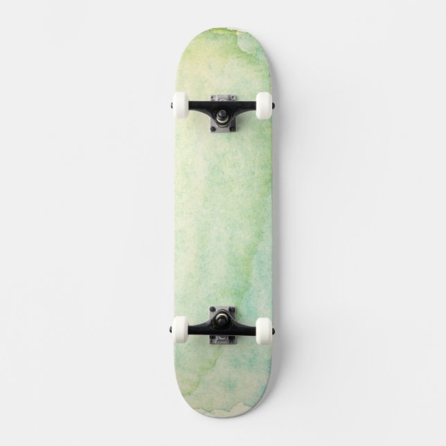 Abstract  watercolor background 2 skateboard (Front)
