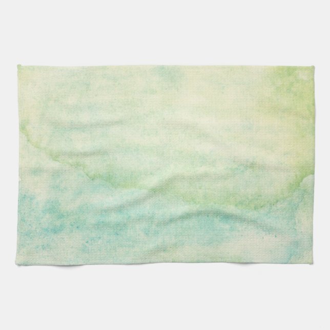 Abstract  watercolor background 2 tea towel (Horizontal)