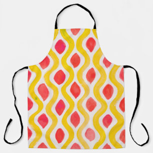 Abstract watercolor background apron