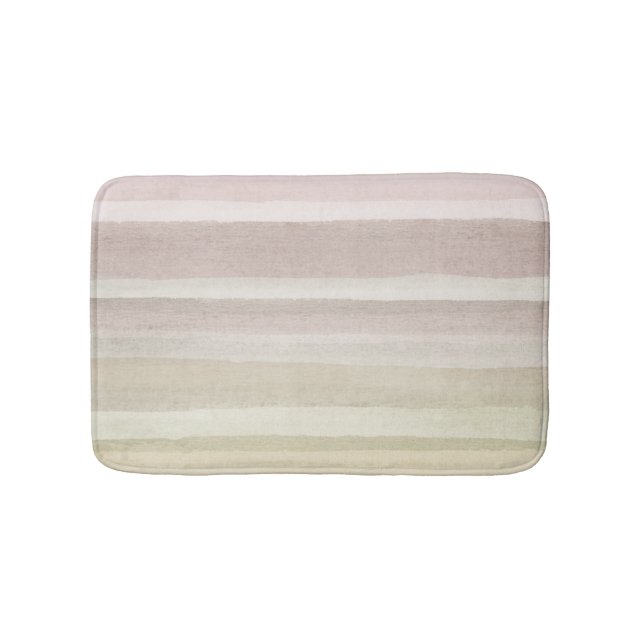 Abstract watercolor background bath mat (Front)