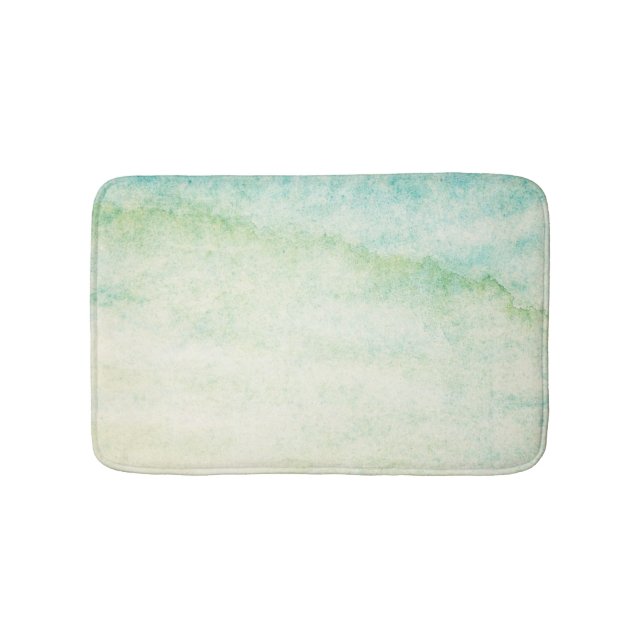 Abstract  watercolor background bath mat (Front)
