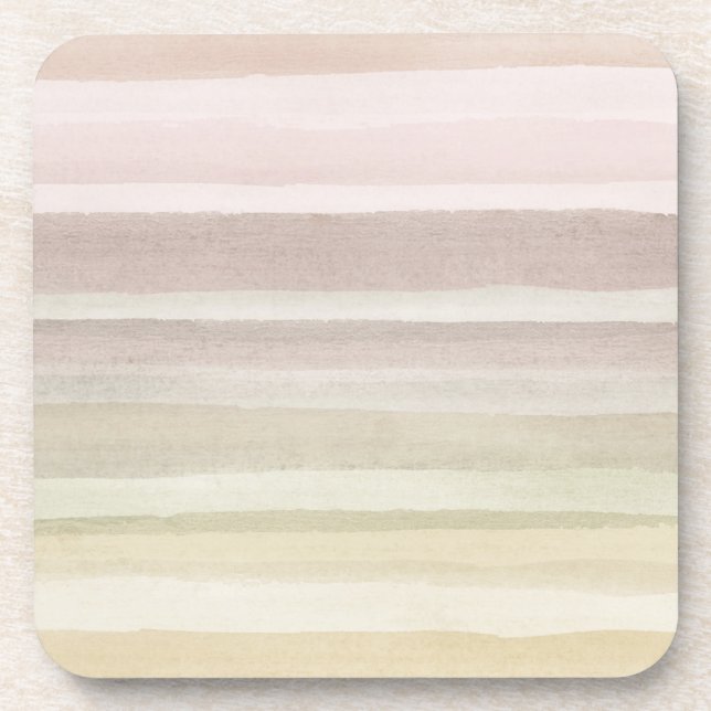 Abstract watercolor background coaster (Front)