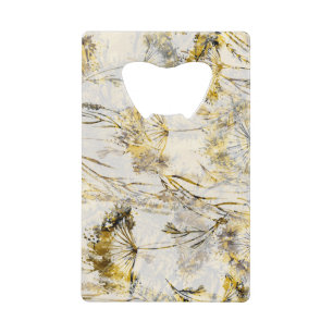 Abstract watercolor background: dandelion, juniper