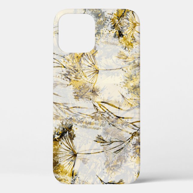 Abstract watercolor background: dandelion, juniper Case-Mate iPhone case (Back)