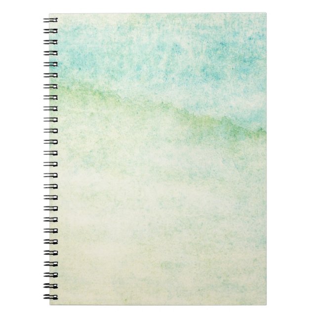Abstract  watercolor background notebook (Front)