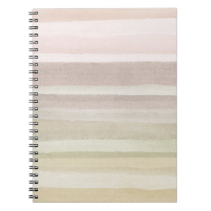 Abstract watercolor background notebook