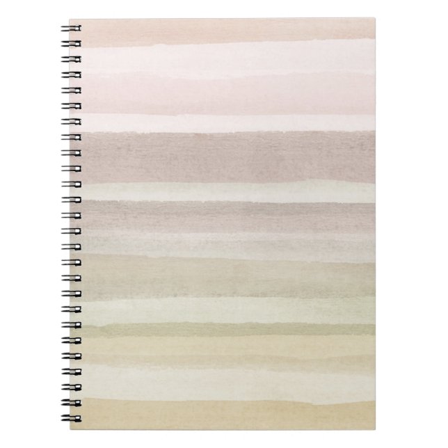 Abstract watercolor background notebook (Front)