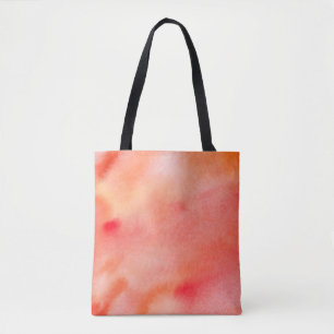 Abstract Watercolor Background - Orange Tote Bag