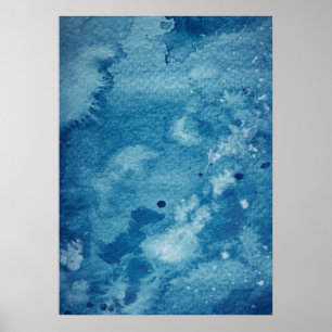 Abstract Watercolor Background Poster