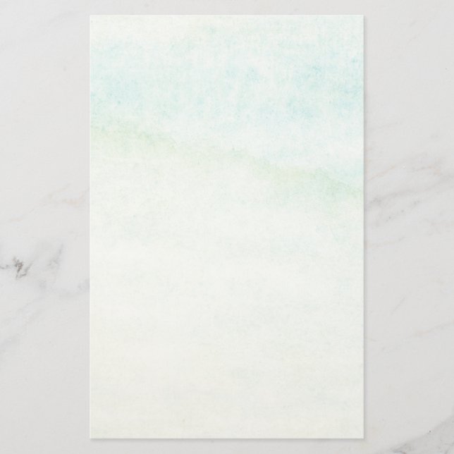 Abstract  watercolor background stationery (Front)