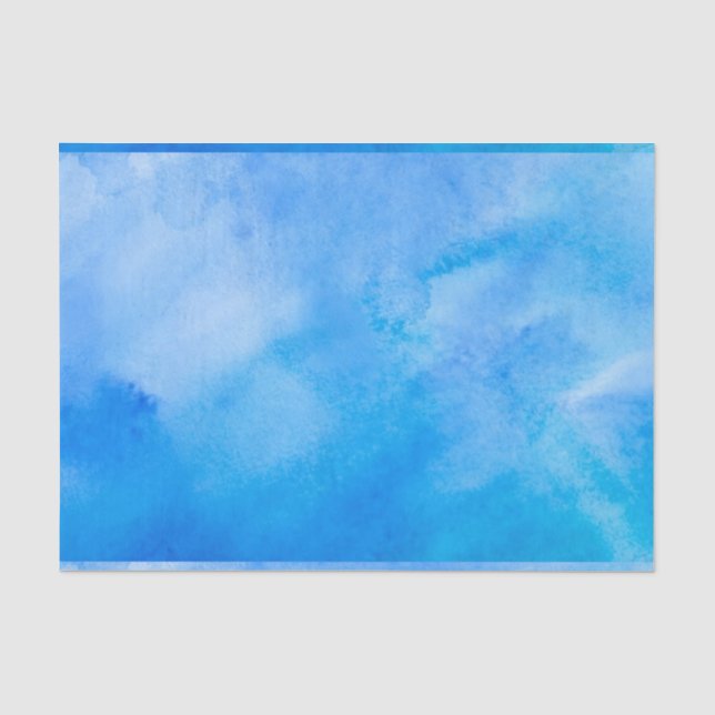 Abstract Watercolor Background Tissue Paper (Front)