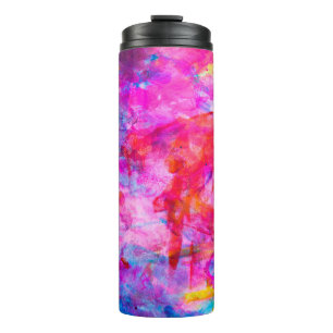 Abstract watercolor backgroundcolor,background,pai thermal tumbler