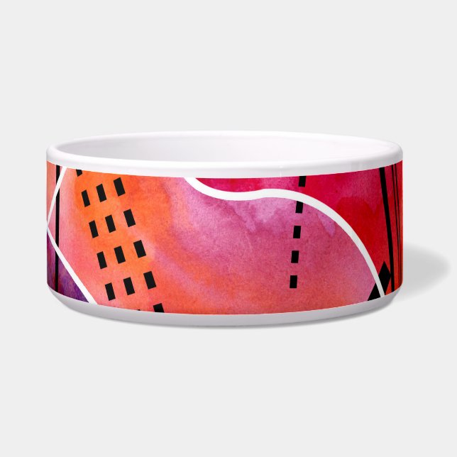 Abstract Watercolor Black White Pattern (Front)