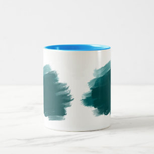 Abstract Watercolor Brush Stroke Coffee Mug
