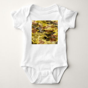 Abstract Watercolor: Camouflage Tie Dye Baby Bodysuit