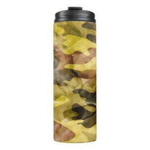 Abstract Watercolor: Camouflage Tie Dye Thermal Tumbler