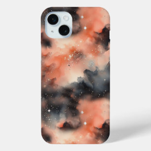 Abstract Watercolor Celestial Symphony iPhone 15 Mini Case