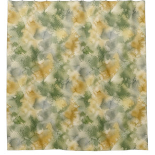 Abstract Watercolor Classic Shower Curtain