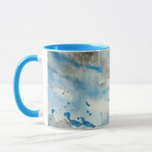 abstract watercolor coffee mug