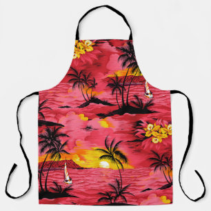 Abstract Watercolor: Creative Print Design. Apron
