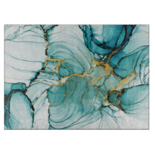 Abstract Watercolor Cutting Board