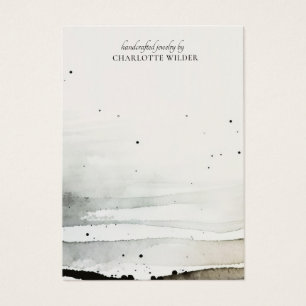 Abstract Watercolor Earring Jewellery Display Card