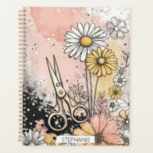 Abstract Watercolor Floral Art Planner