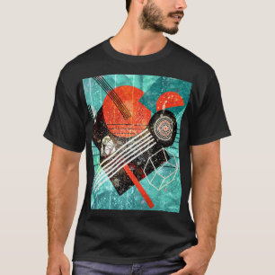 Abstract watercolor, geometric colourful shapes. T-Shirt