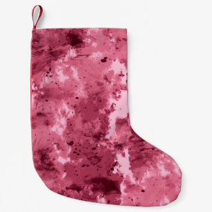 Abstract watercolor grunge: camouflage pattern. small christmas stocking