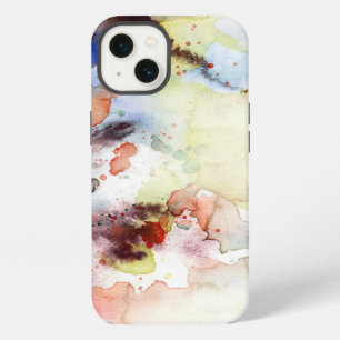 Abstract watercolor grunge texture with paint iPhone 13 case