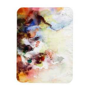 Abstract watercolor grunge texture with paint magnet
