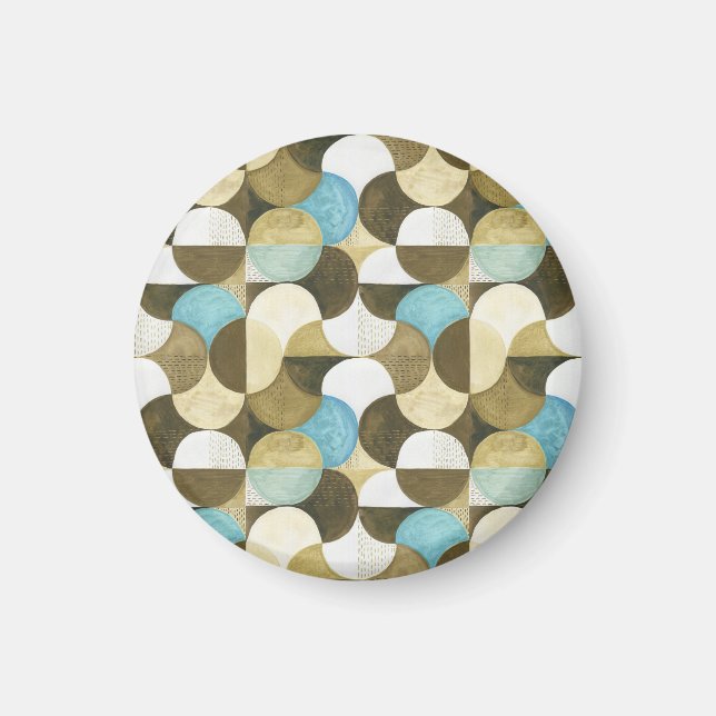 Abstract Watercolor Hand Drawn Magnet (Front)