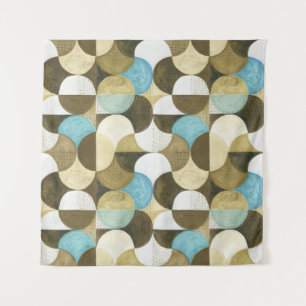Abstract Watercolor Hand Drawn Tapestry