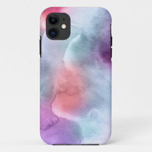 Abstract watercolor hand painted background 10 iPhone 11 case