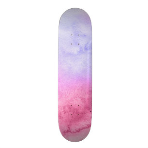 Abstract watercolor hand painted background 11 skateboard