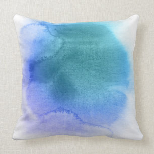 Abstract watercolor hand painted background 12 cushion