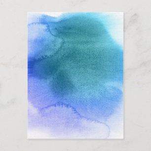 Abstract watercolor hand painted background 12 postcard