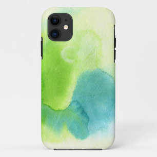 Abstract watercolor hand painted background 16 iPhone 11 case