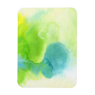 Abstract watercolor hand painted background 16 magnet