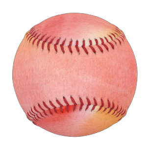 Abstract watercolor hand painted background 17 baseball