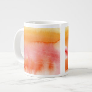 Abstract watercolor hand painted background 17 large coffee mug