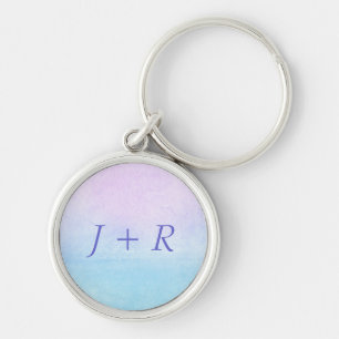 Abstract watercolor hand painted background 18 key ring