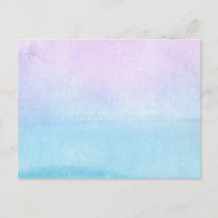 Abstract watercolor hand painted background 18 postcard