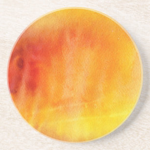 Abstract watercolor hand painted background 19 coaster