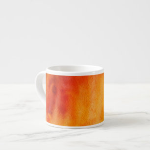 Abstract watercolor hand painted background 19 espresso cup