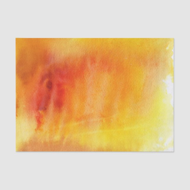 Abstract watercolor hand painted background 19 tissue paper (Front)